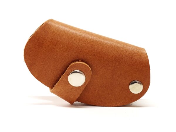 Leder Schlüssel Etui – Key Case Box OX Caramel