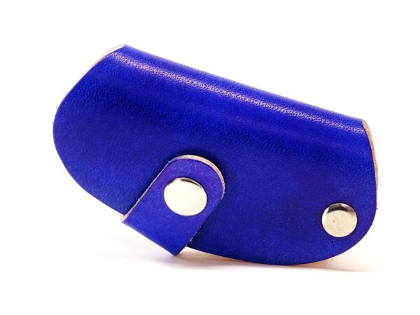 Leder Schlüssel Etui – Key Case OX Blue