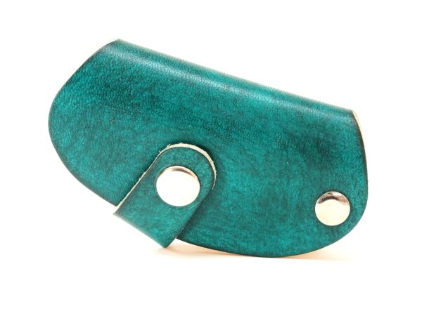 Leder Schlüssel Etui – Key Case OX Green